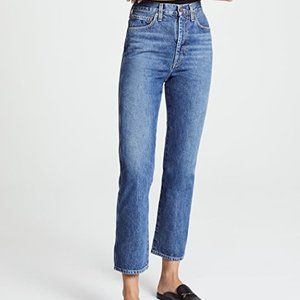 AGOLDE Pinch Waist High Rise Kick Jeans